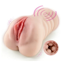 Load image into Gallery viewer, 7 Vibrating Realistic Vagina Pocket Pussy