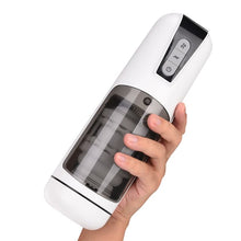 Load image into Gallery viewer, White Vibe - Automatic 7-Mode Vibrating Waterproof Stretch Male Masturbator