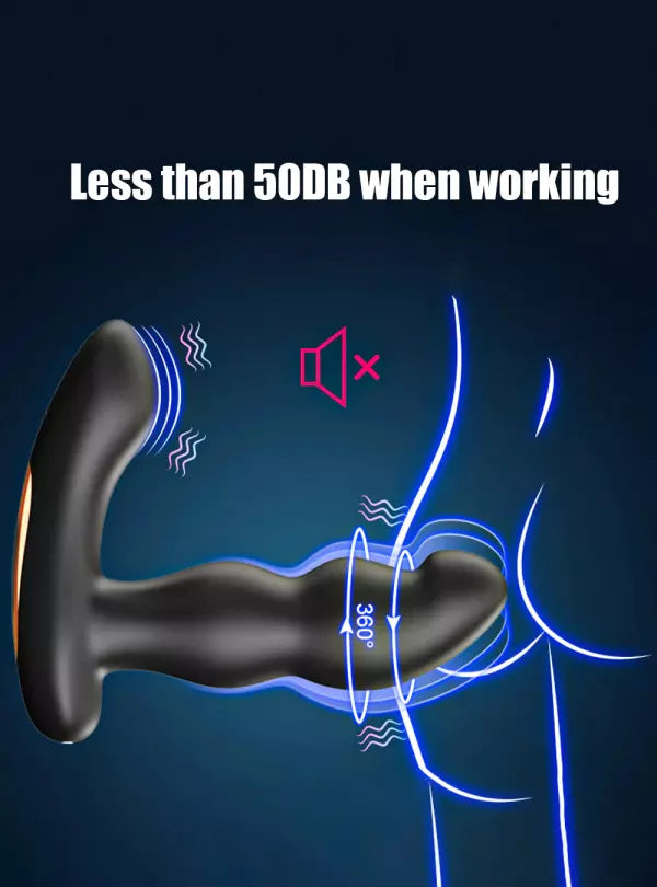 10 Frequency Vibration Swing Prostate Massager Waterproof Remote Control