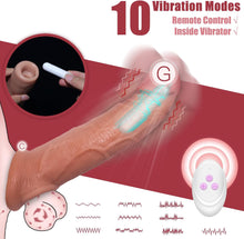 Load image into Gallery viewer, Vibrating Penis Sleeve with 10 Vibration Modes