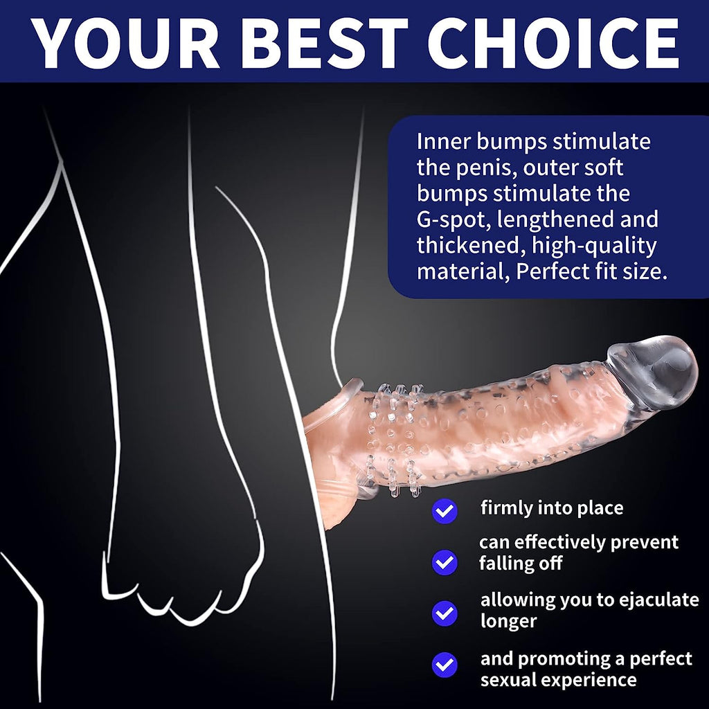 Dovelo Reusable Penis Sleeve Cock Extender / Condom
