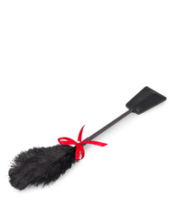 Load image into Gallery viewer, 2-in-1 BDSM riding crop and feather tickler