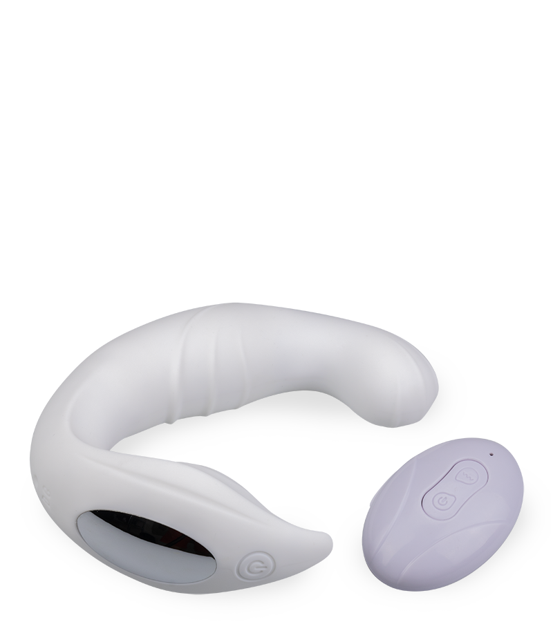 2-in-1 clit and G-spot couple&#039;s vibrator