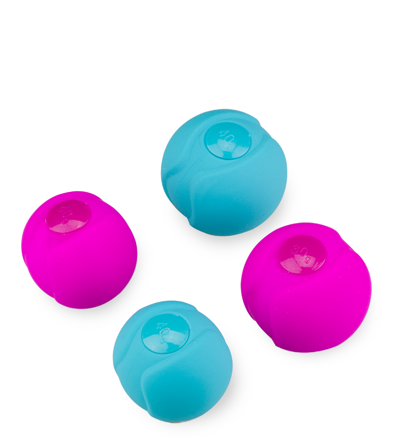 2-in-1 silicone Ben Wa balls