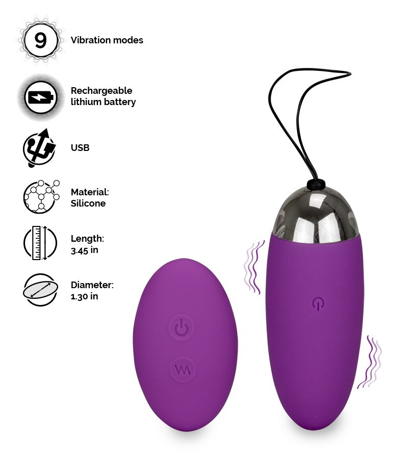 Ada remote-controlled vibrating egg