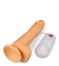 Load image into Gallery viewer, Adam remote-controlled vibrating and rotating dildo