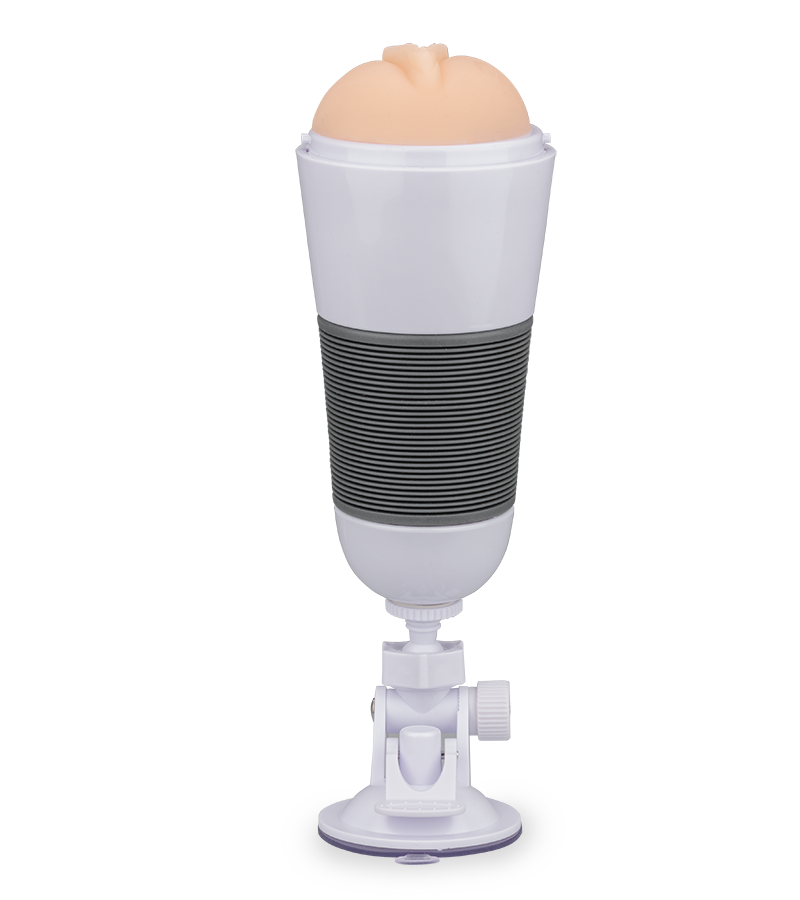 Adjustable suction-cup vagina masturbator