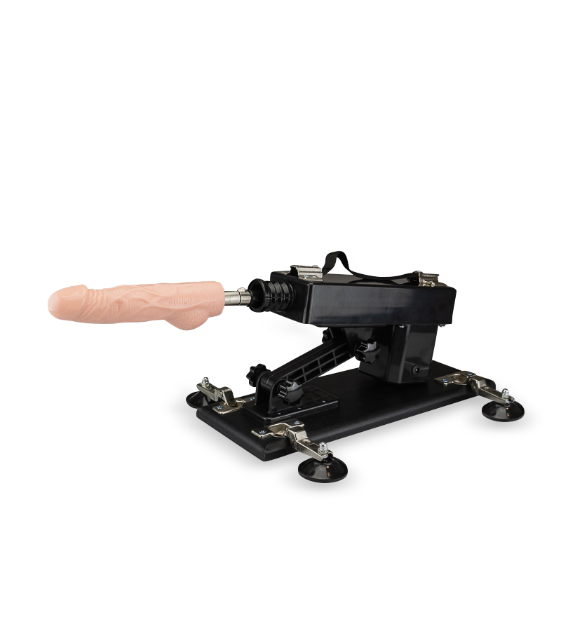 Anal or vaginal sex machine with 4 dildos