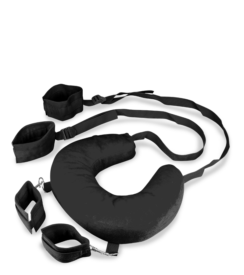 Ankle and wrist bondage cuffs with cushion