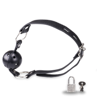 Load image into Gallery viewer, BDSM ball gag with Lock
