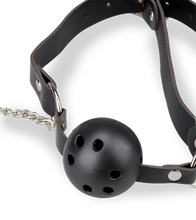 Load image into Gallery viewer, BDSM ball gag with nipple clamps