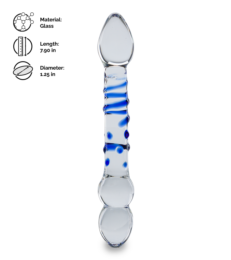 Bewitched glass dildo