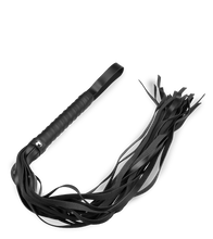 Load image into Gallery viewer, Black leather flogger