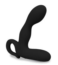 Load image into Gallery viewer, Black vibrating prostate stimulating dildo 30 modes