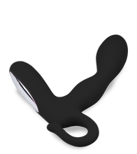 Load image into Gallery viewer, Black vibrating prostate stimulating dildo 30 modes