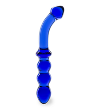 Load image into Gallery viewer, Blueberry glass dildo