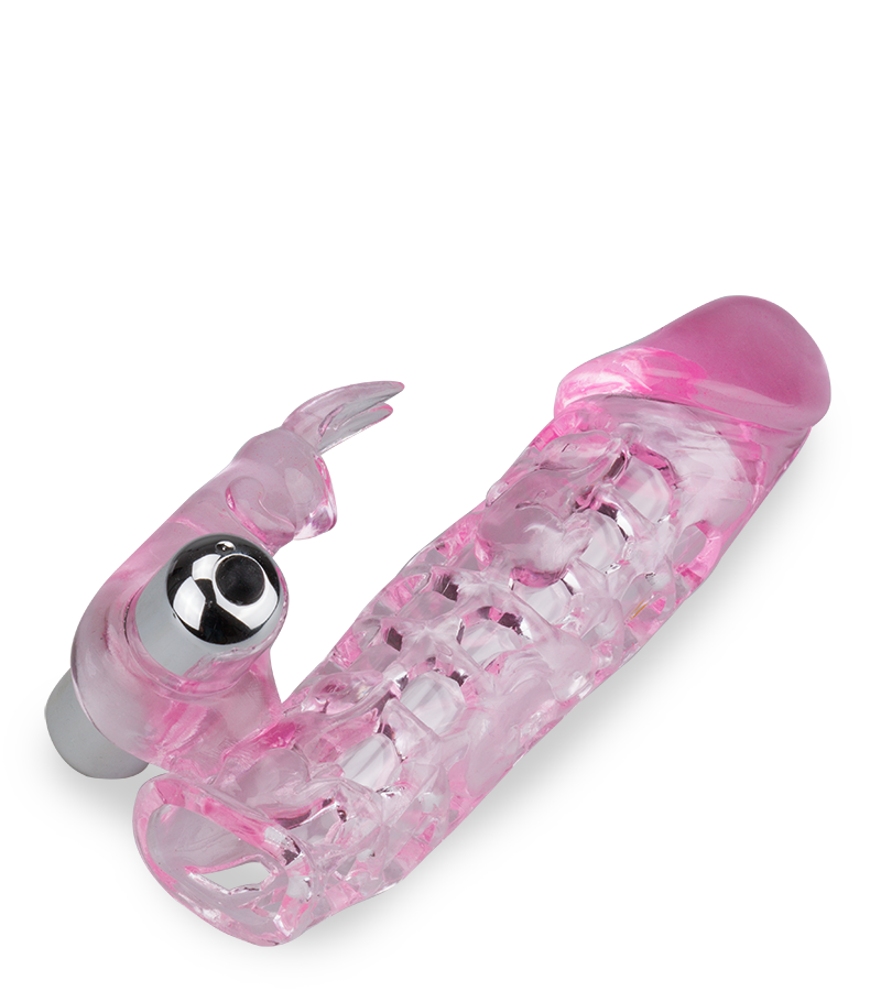 Clitoris-stimulating vibrating sleeve