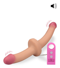 Load image into Gallery viewer, Double-ended vibrating dildo
