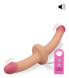 Double-ended vibrating dildo