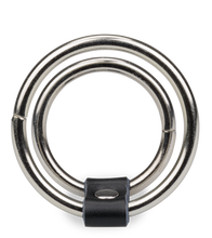 Load image into Gallery viewer, Double loop metal cock ring