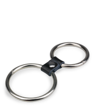 Load image into Gallery viewer, Double loop metal cock ring
