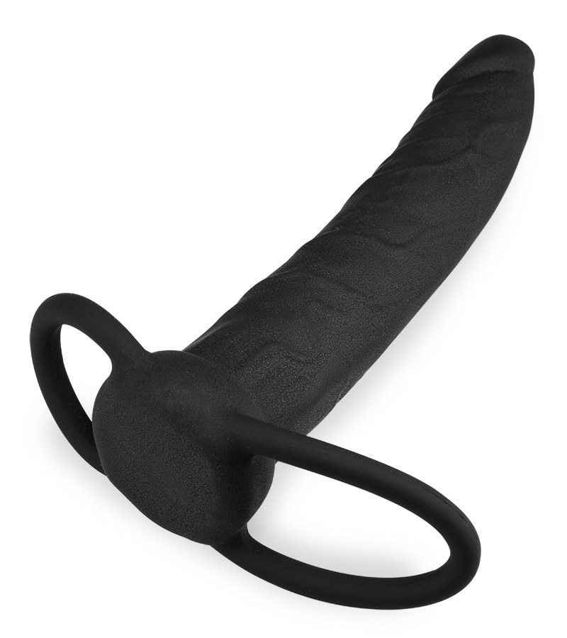 Double penetration cock ring
