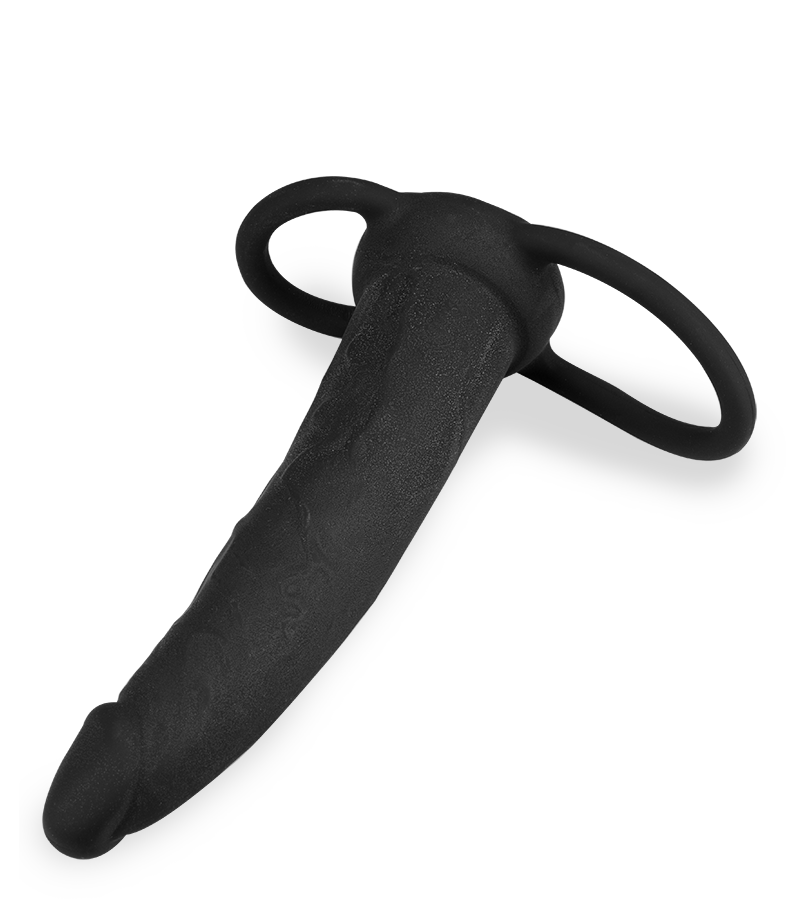 Double penetration cock ring