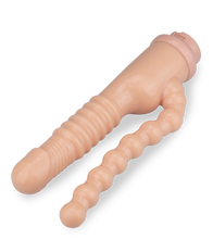 Load image into Gallery viewer, Double penetration dildo for the portable sex machine