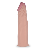 Extra-large realistic penis-enhancing sleeve
