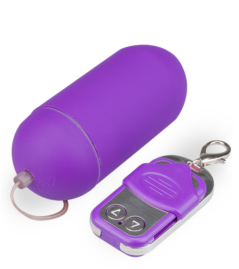 Extra-large remote control vibrating love egg