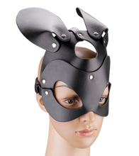 Load image into Gallery viewer, Faux leather rabbit mask