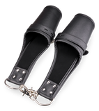 Faux leather suspension cuffs