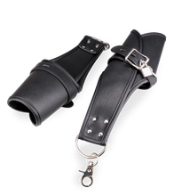 Load image into Gallery viewer, Faux leather suspension cuffs