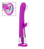Fine rabbit vibrator with pussy pump