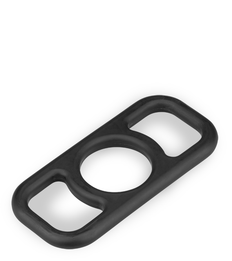 Flexible silicone cock ring