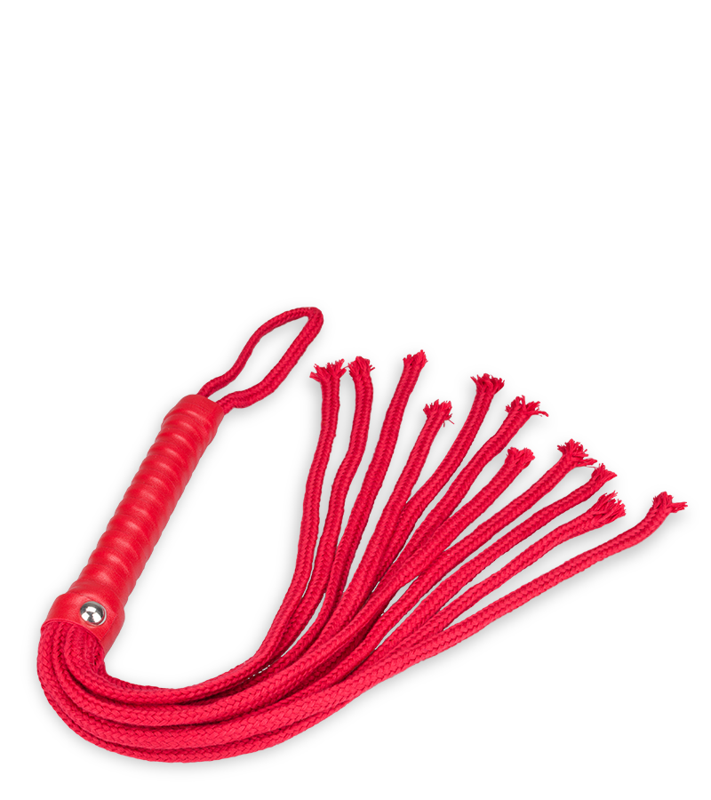 Flogger with red straps