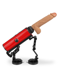 Load image into Gallery viewer, Fucking machine with heated and vibrating dildos