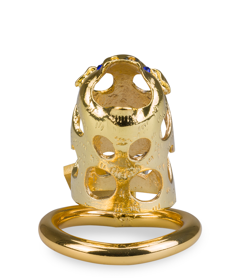 Golden Pig Chinese zodiac penis chastity cage