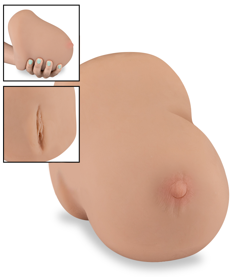 H-cup breast and vagina masturbator 3.50 lb