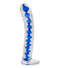 Load image into Gallery viewer, Infinity glass dildo