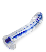 Load image into Gallery viewer, Infinity glass dildo