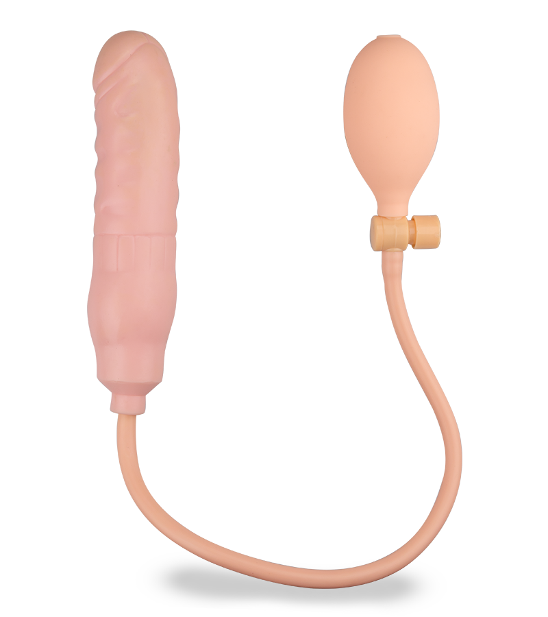 Inflatable anal dildo