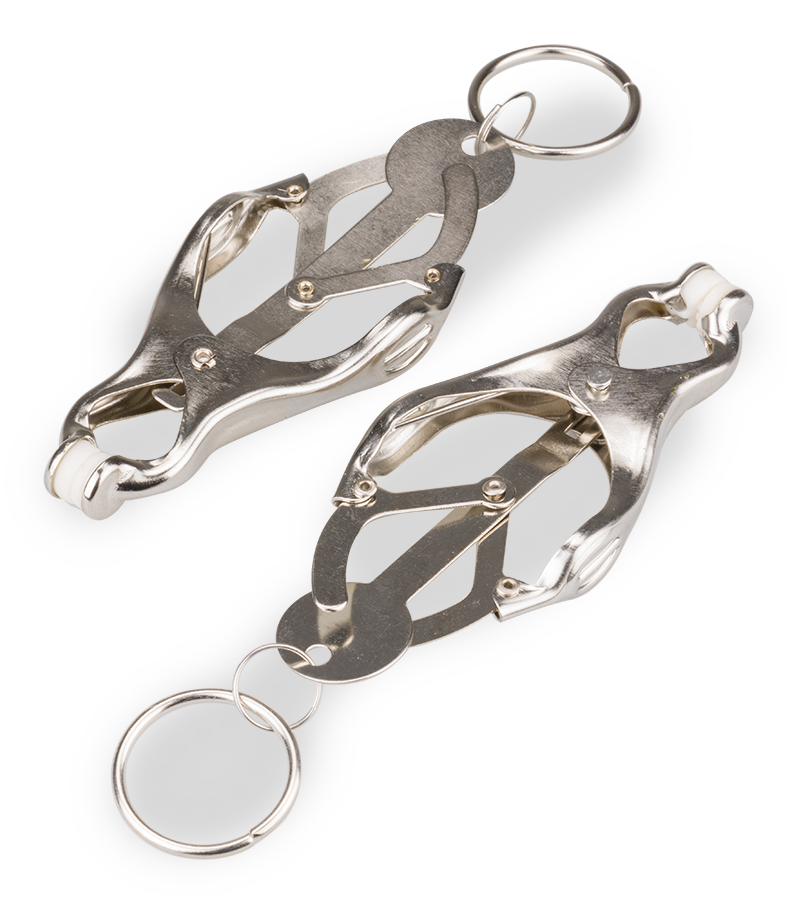 Japanese nipple clamps with rings