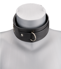 Load image into Gallery viewer, Leather BDSM collar and lead