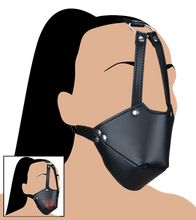 Load image into Gallery viewer, Leather face harness with ball gag
