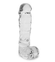 Load image into Gallery viewer, Leo realistic glass dildo