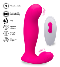Load image into Gallery viewer, Lust remote control prostate massager