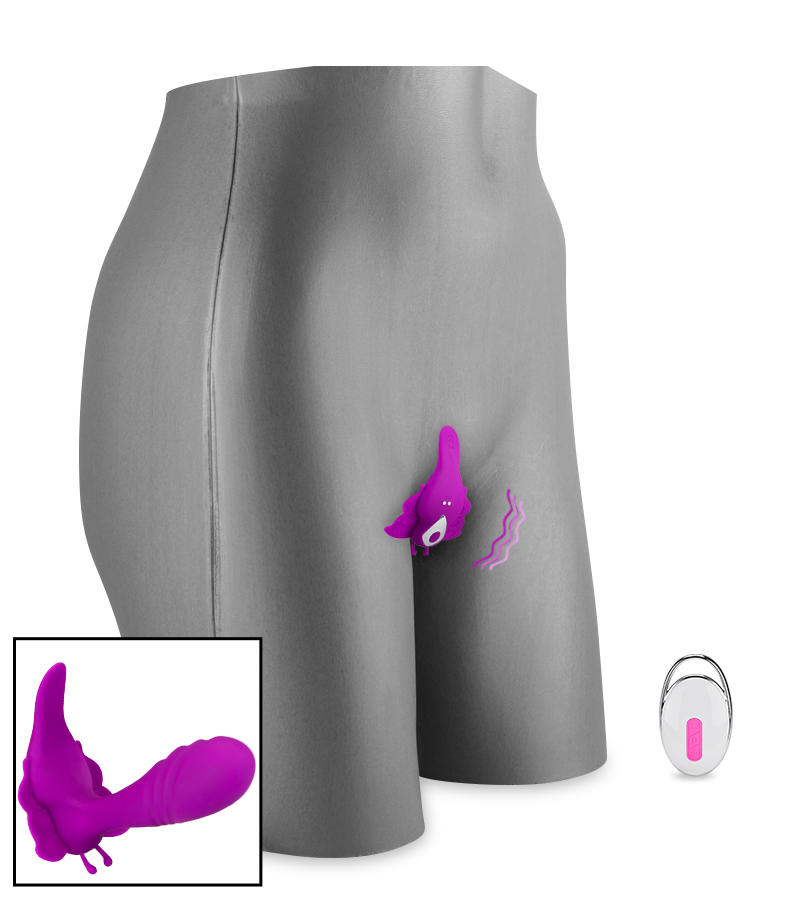 Magnetic USB butterfly vibrating knickers 12 modes