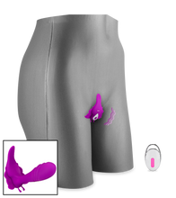 Load image into Gallery viewer, Magnetic USB butterfly vibrating knickers 12 modes
