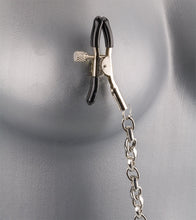 Load image into Gallery viewer, Metal chain nipple clamps